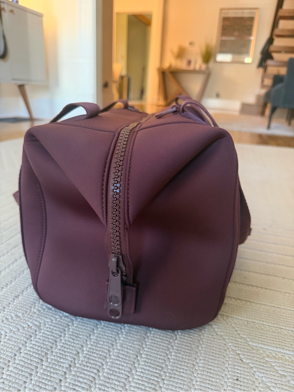 Dagne Dover Landon Neoprene Carryall Bag - Medium Size Ancho color- New in Box - Picture 6 of 10
